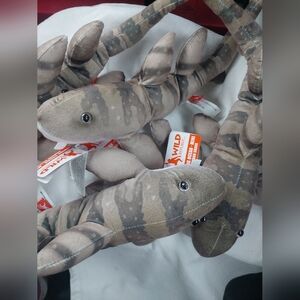 New With Tags WILD REPUBLIC  Shark Plush Toy Stuffed Animal Lot Of 4